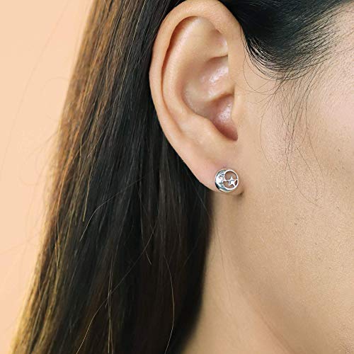 Boma Jewelry Sterling Silver Sun Moon & Star Mismatched Stud Earrings3