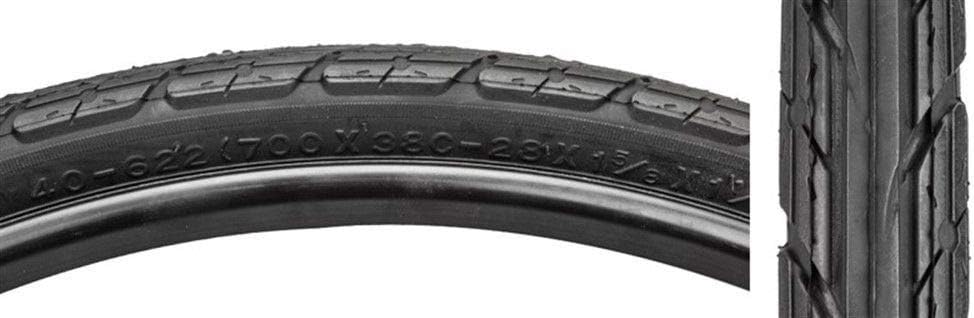 Sunlite Hybrid Eurotour Tire, 700 x 38, Black/Black