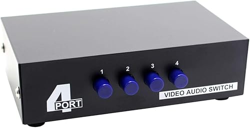 Miniatura 2 de Panlong Conmutador compuesto para video audio 3RCA AV con selector