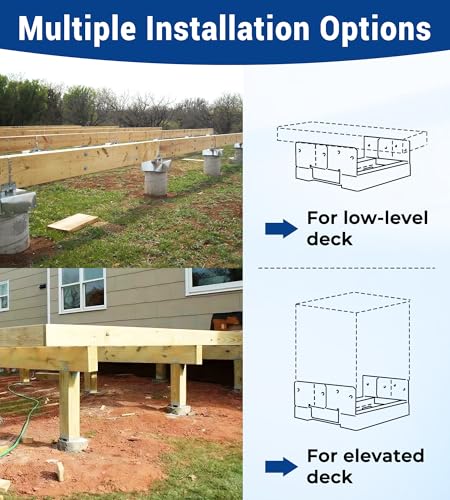 Image of 1PC 6x6 Post Base Anchor for Concrete, Supports Deck Fence Pergola