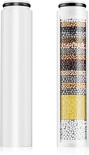 Cobbe 2er Pack Filter für Duschkopf mit ASIN B0CSYYD9HD, B0CXP5WM77, B0CXP12QDQ..., 20 Schichten Ersatzfilter für hartes Wasser Reinigen und Entfernen von Chlor und schädliche Substanzen