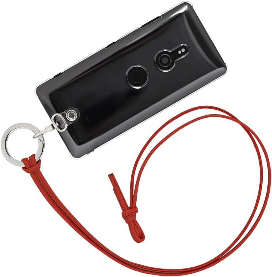 Redmi Note 11 Pro 国際版 ケース 背面 スマホケース 1個入り クリアケース レッド 全機種対応 ストラップ 本革