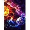 Choker Diamond Painting Aurora Star Full Drill Volwassenen Kits, DIY 5D Diamant Schilderij Art Beginners Kits, Crystal…