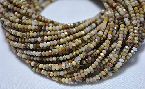 Ocean Jasper beads perles rondelles facettées 2.40mm pour enfilage DIY