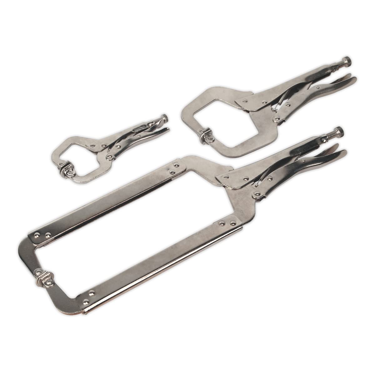 Locking C-Clamp Set 3Pc 5024209100748
