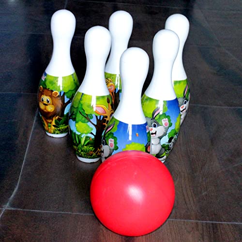 Image of AASA Indoor and Outdoor Sports Games /Toys for Kids Playing Return Gifting Toys for Baby Boys and Baby Girls (Bowling Game)