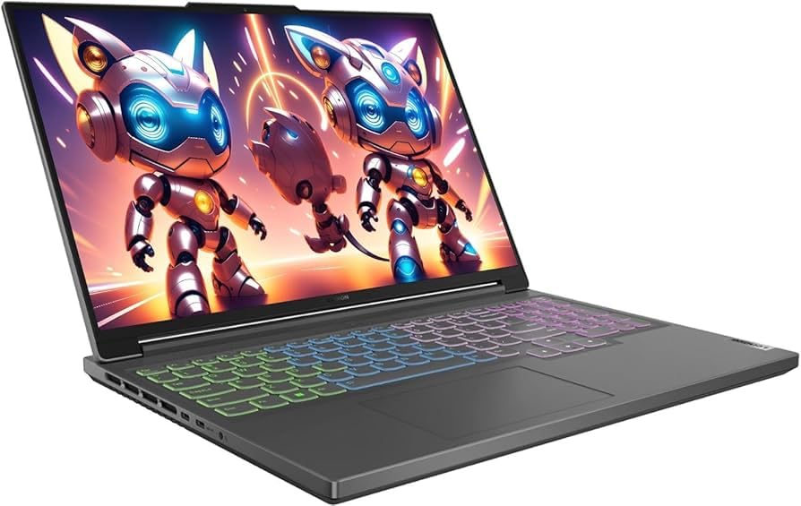 Lenovo Legion Slim 5 16APH8 16" WQXGA 165Hz Gaming Laptop, AMD Ryzen 7 8845HS, 16GB RAM, 512GB SSD, NVIDIA GeForce RTX 4060, Windows 11 Home, Gray (Renewed)