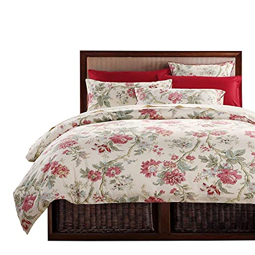 Brandream Luxurious Duvet Cover Queen Size Bedding Set Floral Duvet Quilt Cover Set Printed Chinoiserie Peony Asian Style Home Collections 800TC Egyptian Cotton Bedding Set Pieces - image 9