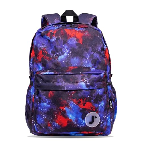 Image of J World Oz Middle School Backpack for Kids. Cute Laptop Bookbag for Girls Boys, Galaxy