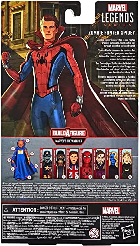 Marvel Legends Series Figura de 15 cm e 1 peça Build-a-Figure - Zombie Hunter Spidey - F0332 - Hasbr