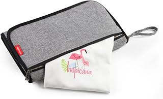 Hohopeti 1 Peça Tapete De Fraldas De Bebê Cinza Portátil Para Troca De Fraldas De Bebê Tapete De Fraldas Produtos Para Bebês Almofada Multifuncional Tapete De Troca De Fraldas