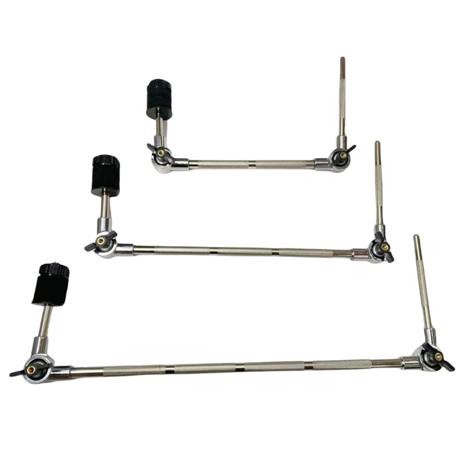 rockible Pince d'extension de batterie, fixation de bras de cymbale réglable, support de cloche pour instrument de musique, pièces de batterie, L