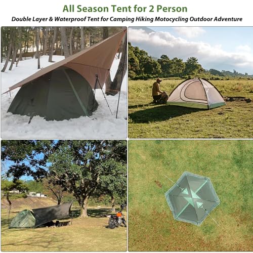 GEERTOP Ultralight 2 Person Backpacking Tent 4 Season Waterproof Camping Tent の商品画像 5