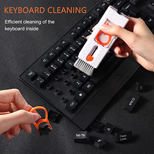 Vinabo 11 en 1 Kit de Nettoyage Clavier, Kit Nettoyage pour AirPods, Keyboard Cleaner avec Brosse, Kit Nettoyage Multifonctionnelle pour Tablette, Téléphones, Laptop, Écouteur Bluetooth, Caméra – Image 4