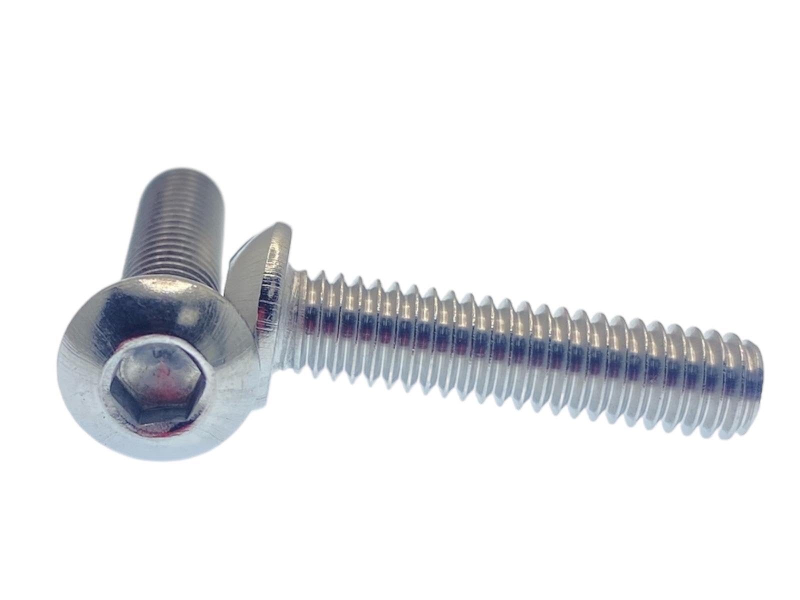 Rubigo M6 Bolts, M6 x 25mm Hex Socket Button Head Machine Bolts