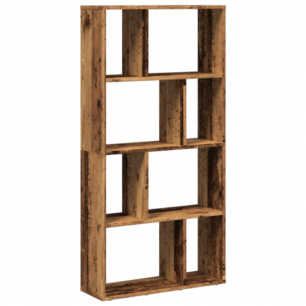 VdaXL Regal Bücherregal Raumteler Weß 60x24x94 Cm Spanplatte