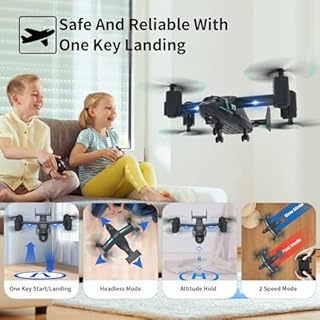 OBEST Elicottero Telecomandato per Principiante con Telecamera 1080P,2.4 Ghz Aereo Telecomandato con Wifi FPV Trasmissione,Decollo/Atterraggio con Un Clic,Elicottero Militare