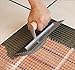 SunTouch Mat TapeMat Electric Floor Heating Kit 10 Sq. Ft., 2' x 5', (120V) with Command Touch Programmable Thermostat, Plain