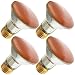 Industrial Performance 50PAR20/H/Y 130V, 50 Watt, PAR20, Medium Screw (E26) Base Transparent Yellow Light Bulb (4 Bulbs)