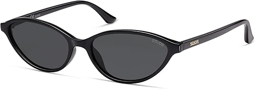 SOJOS Lentes de sol ovalados polarizados de moda para mujer, estilo retro, elegante, de los años 90, ligeros, SJ2656
