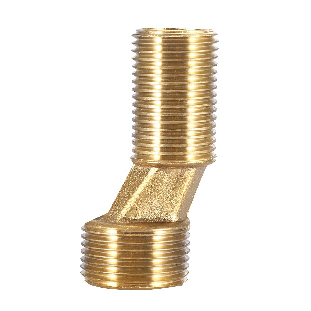 Hex Nipple 3/4” X 1/2” Npt Brass Pipe Fitting Water Tube Connecting Accessories