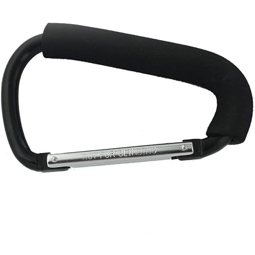 Baby Stroller Clip Hooks - Black