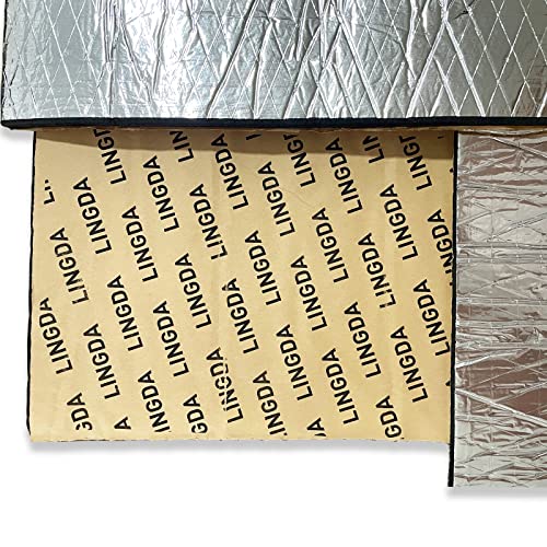 Lingda LINGDA0006 21.53 Sqft 10Mm Heat Shield Thermal Sound Insulation Proofing Deadener Mat Car Noise Control Acoustic Dampening Moistureproof Waterproof thumb #4