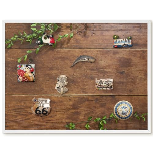 Pizarra magnética 80x60 organizador de pared y tablón de anuncios notas