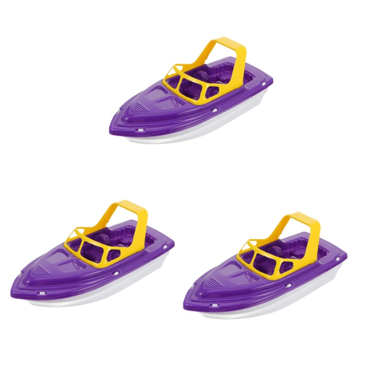 iplusmile 3 Piezas Juguete Bañera Infantil Barco Plástico Seguro para Niñas de Acuático para Playa y Piscina