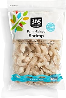 365 by Whole Foods Market Peeled Tail Off Shrimp 51-60 Count, 32 OZ