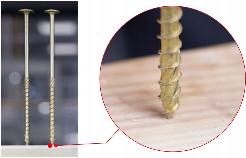 SKIR'CO (Pack van 100 stuks) verzinkt staal 3,0 x 13 mm zilveren houtschroeven, Pozidriv verzonken kop, spaanplaat schroeven, PZ volledig schroefdraad (100, 3,0 x 13 mm
