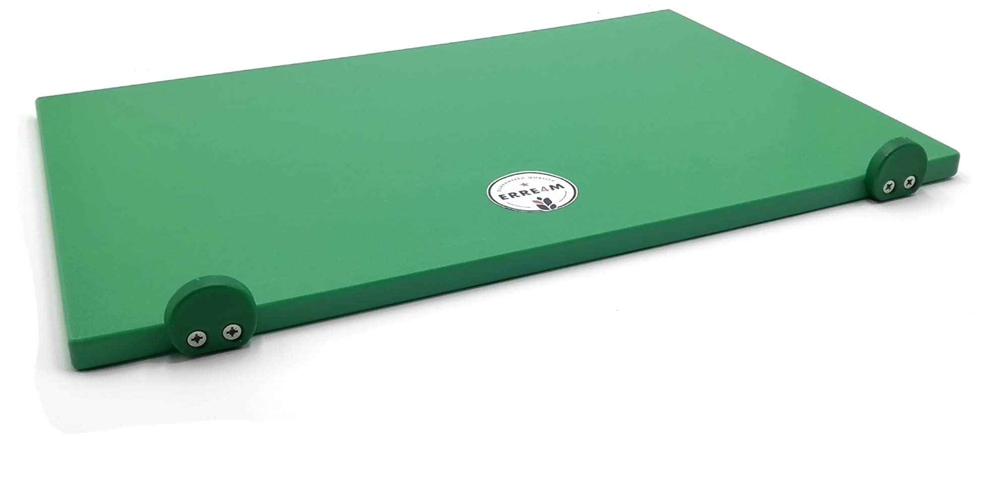 Tagliere Professionale ERR4M in polietilene con Fermi. (Verde, 60x40)
