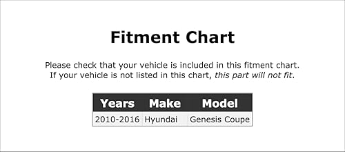 Miniatura 2 de Extremo de barra de acoplamiento de dirección interior delantero compatible con Hyundai Genesis Coupé 2010 2011 2012 2013 2014 2015 2016 PC-808096