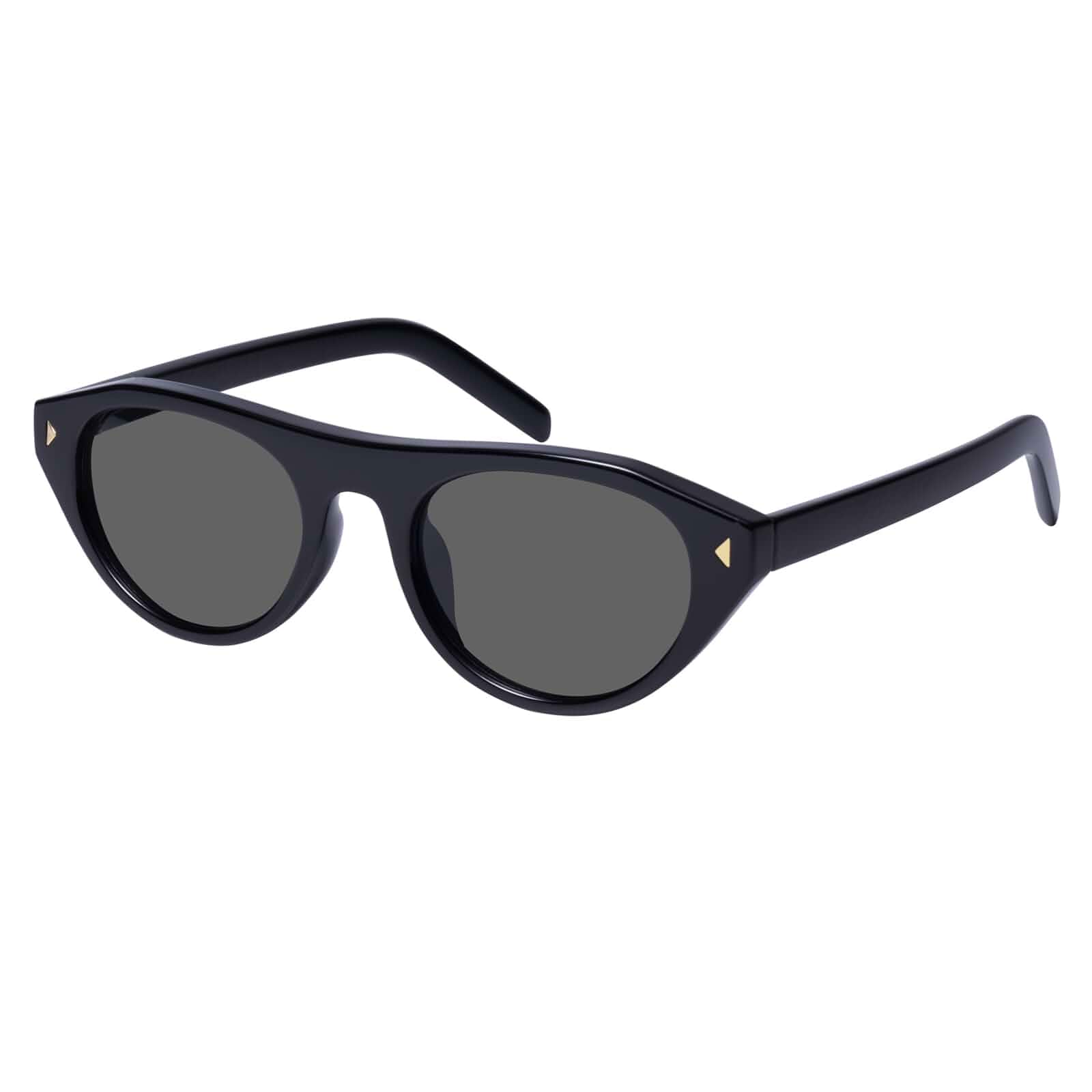 mosanana Trendy Oval Cat Eye Sunglasses for Women Retro Small Style MS25102 UV400 Protection, Versatile for Daily Wear, Vacations