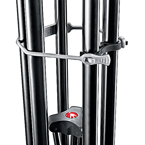 Manfrotto MVT502AM Video Stativ mit Teleskop Beine (schwarz) – Bild 4