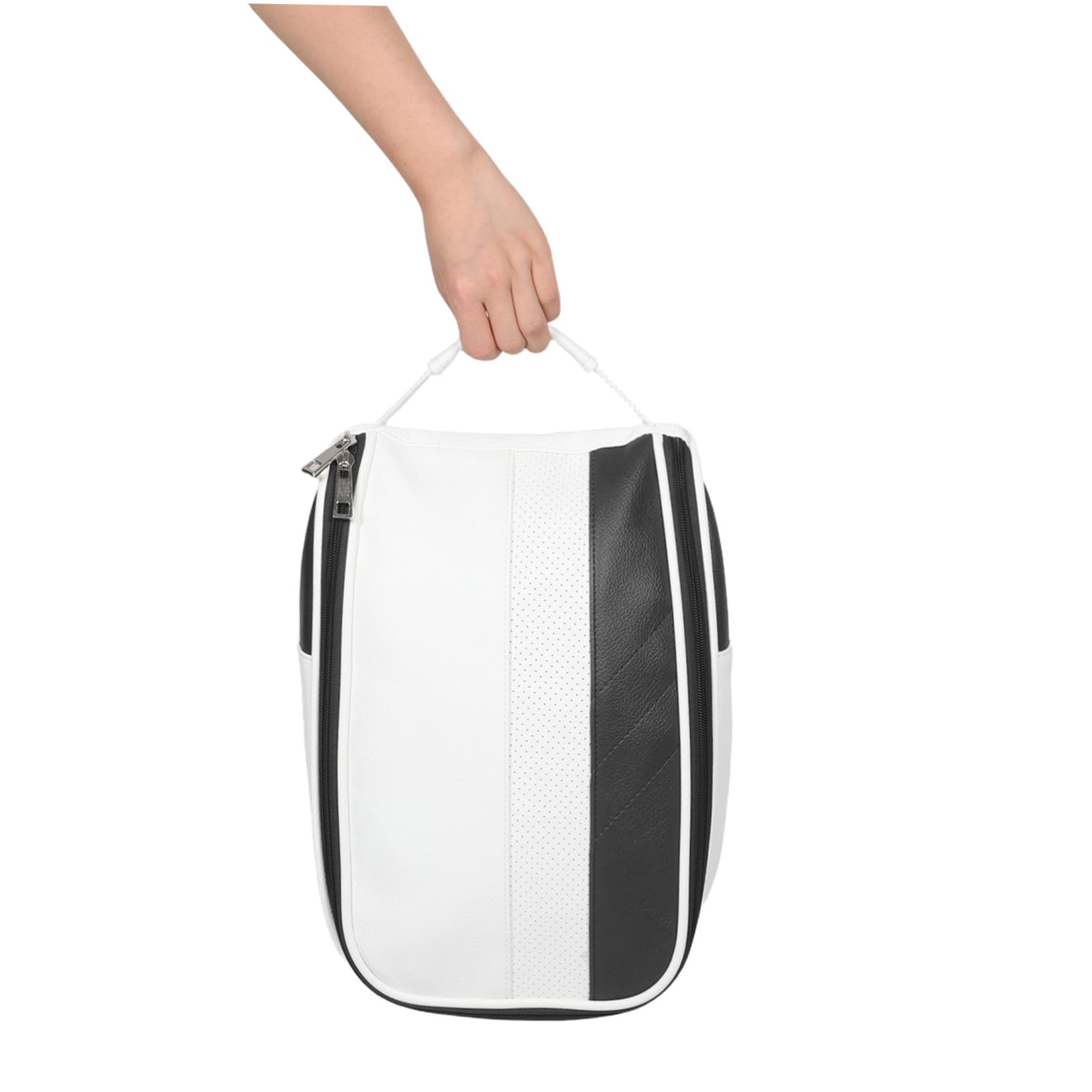 SUPVOX Borsa Per Scarpe Da Golf in Similpelle Chiusura Cerniera Design Compatto e Traspirante Per Viaggi e Sport All Aperto