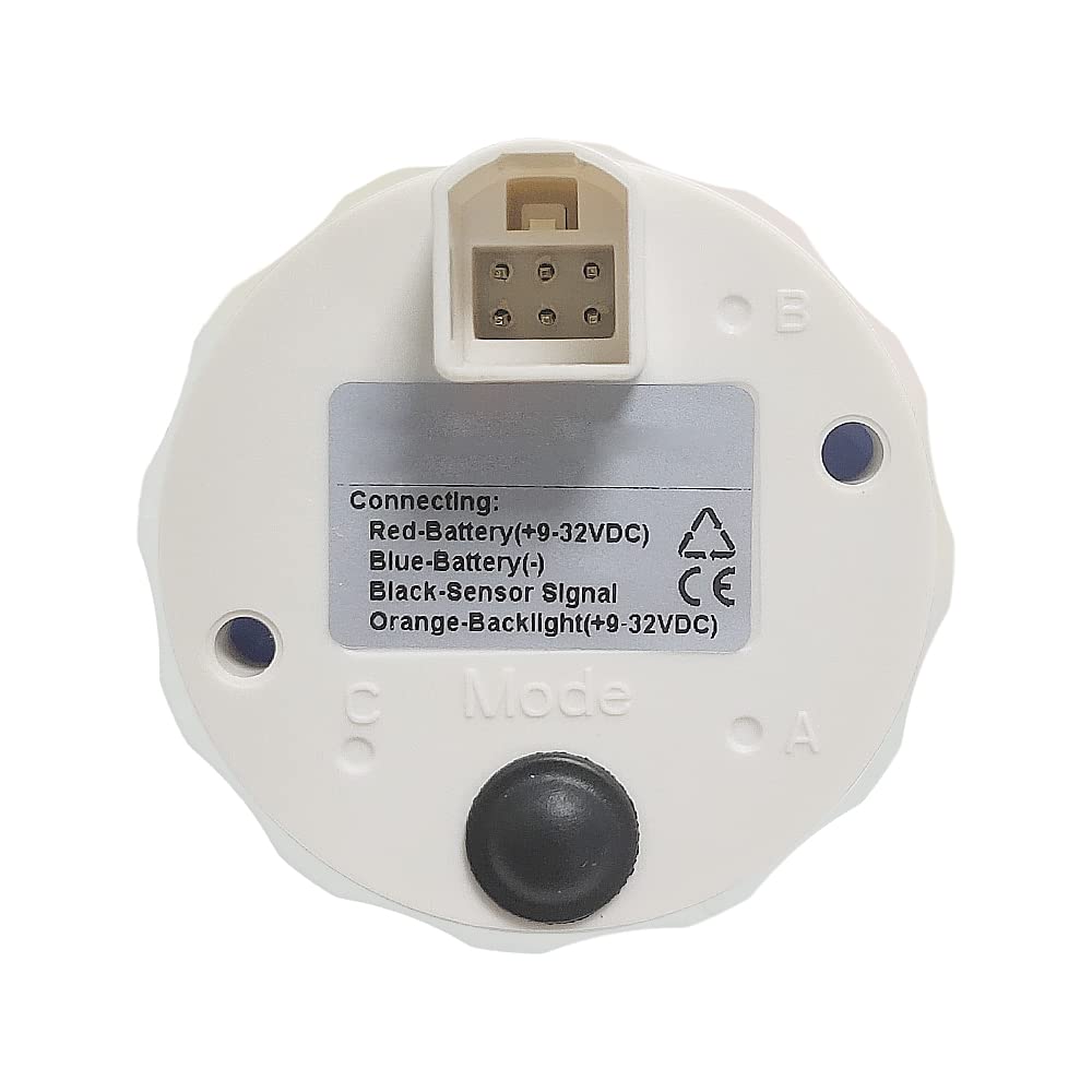 Misuratore Livello Carburante ELING 52mm - 0-90 Ohm, Retroilluminato, 12V/24V Per Auto E Barche - Foto 9