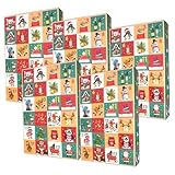 Boîtes polyvalentes à remplir : chaque boîte de calendrier de l'Avent vierge est idéale pour les chocolats, les petits cadeaux ou les notes, offrant des options flexibles pour une décoration créative de vacances. Calendrier de l'Avent vide Calendrier de l'Avent vide