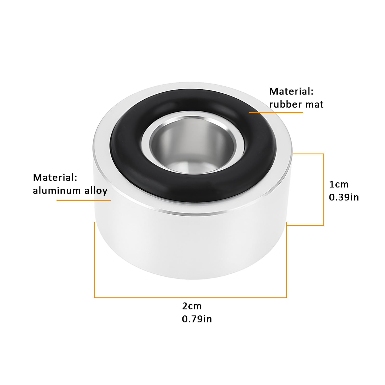 4 Amortisseurs de Vibrations pour Haut-parleurs (2 X 1 Cm) pour Absorption des Chocs Et Isolation des équipements de Haut-parleurs