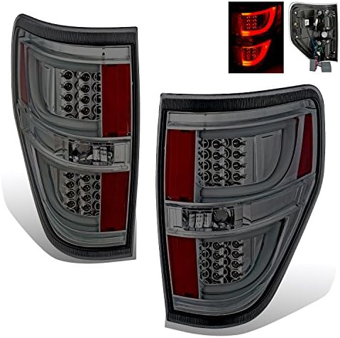 SPPC Smoke LED Tail lights For Ford F-150 Version 2 - (Pair)