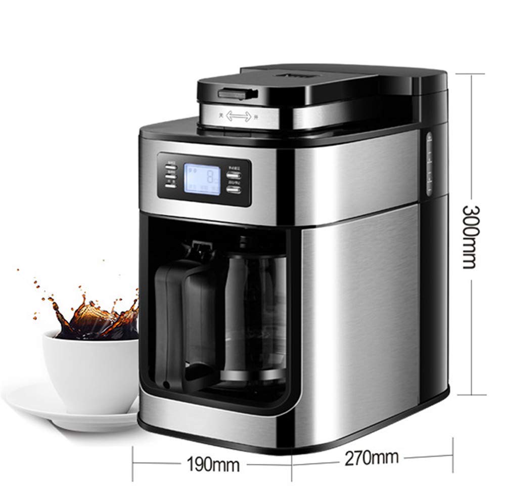 Cafetera con espumador de leche, máquina