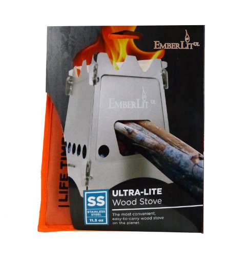 Emberlit Stainless Steel Stove,Compact Design Perfect For Survival, Camping, Hunting & Emergency Preparation #TOP4