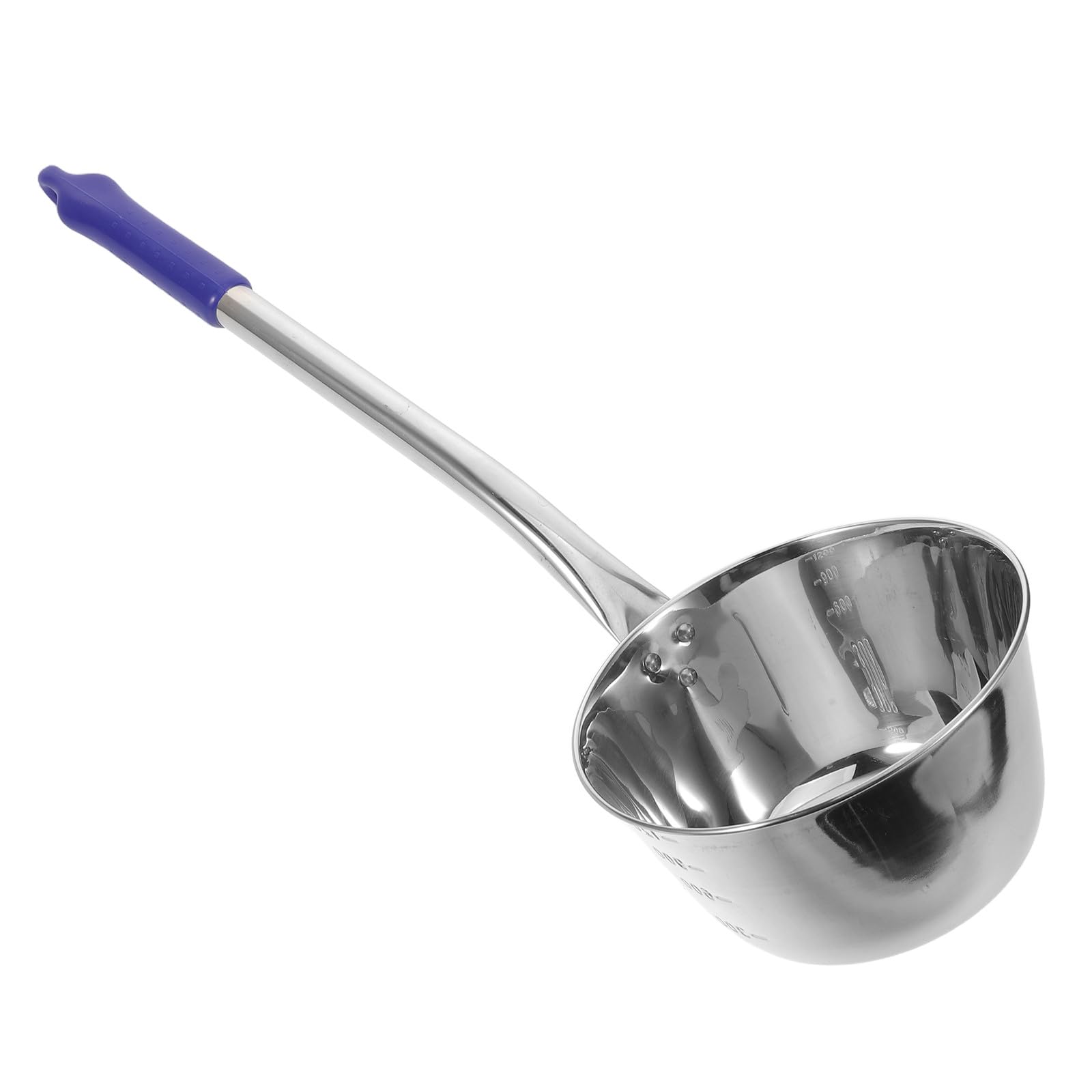 Sewroro Cucharón para Sopa de Acero Inoxidable Cucharón para Agua de Cocina Mango Cuchara para Cocinar Sopas para Uso Doméstico Cocina
