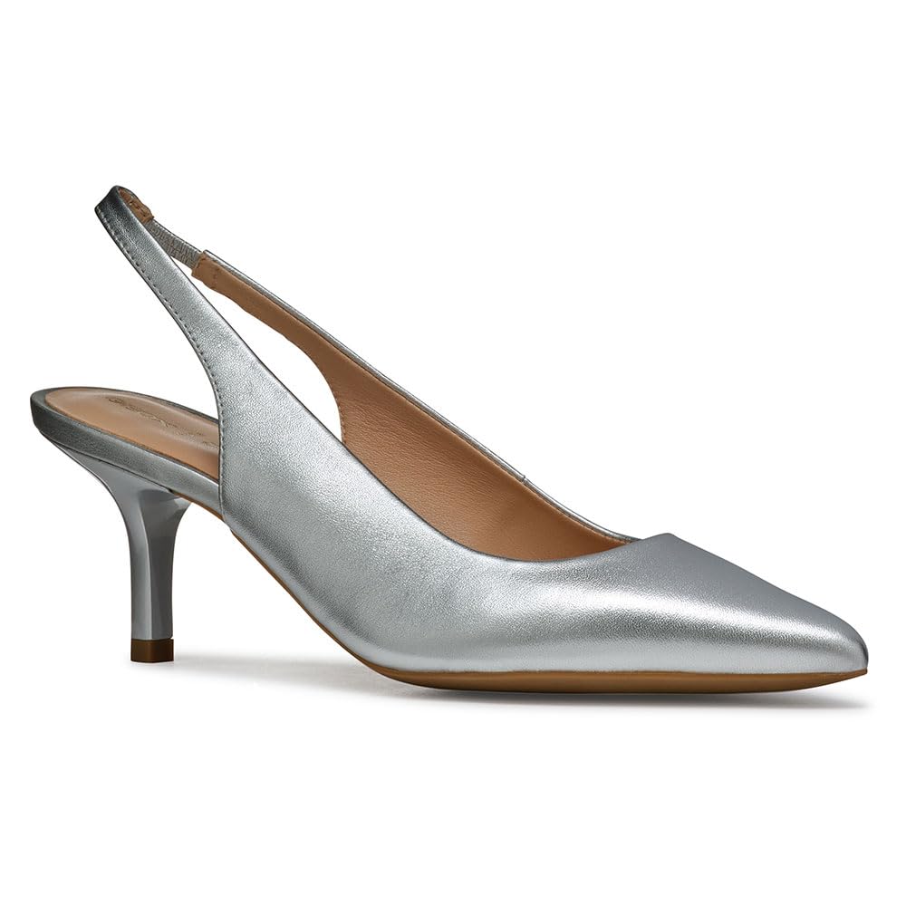 Geox D KLEOPY B, Women’s Pump, Silver,