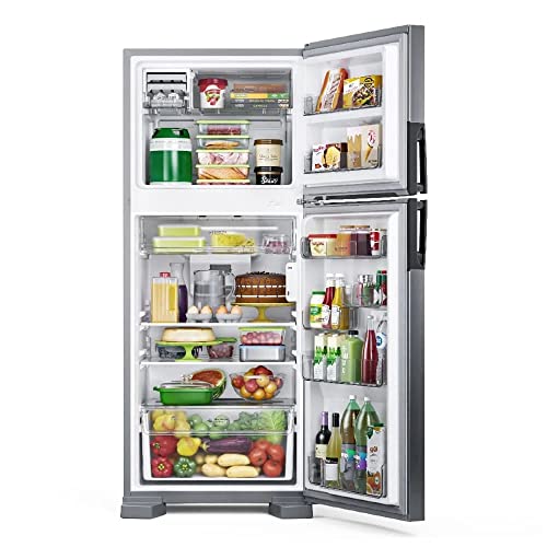 Refrigerador 410L 2 Portas Frost Free 220 Volts, Inox, Consul