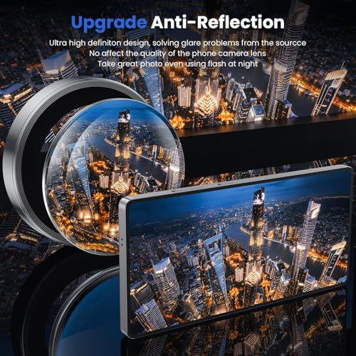 Image of WSKEN for Samsung Galaxy Ultra Camera Lens Protector, Ultra Thin Scratch Resistant 9H Tempered Glass with Aluminum Metal Circle Camera Screen Protector Cover Accessories (Silver, S25 Ultra)