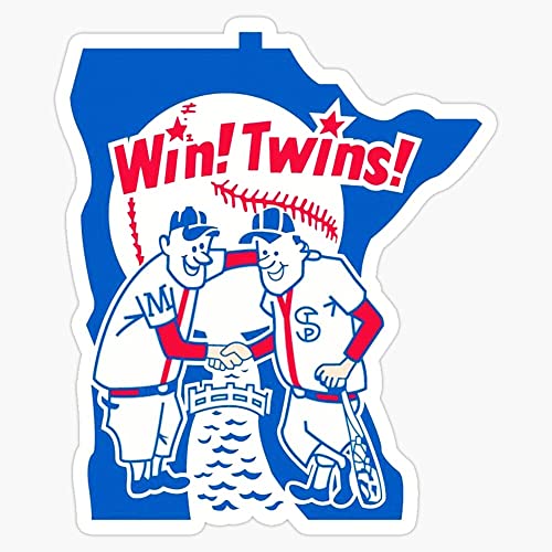 VINTAGE MINNEAPOLIS AND ST. PAUL MINNESOTA KIRBY PUCKETT ERA AND STICKER Sticker Bumper Sticker Vinyl Decal 5