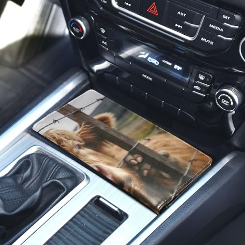 Organizador para auto de cuero PVC miniatura 5