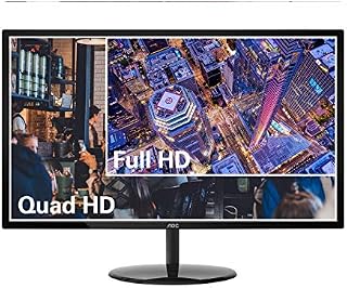 AOC Q32V3 32" 2K QHD Monitor, VA Panel, 75Hz Refresh Rate for Casual
