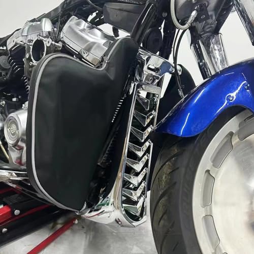 Soft Lowers Chaps Cubiertas para Protectores de Motor para Softail 2018 en adelante | Calentadores de Piernas de Nylon, Cubiertas para Barras de Choque, para Fat Boy FLFBS 114 FLFB 107 Slim FLSL Standard FXST Street Bob Breakout miniatura 2